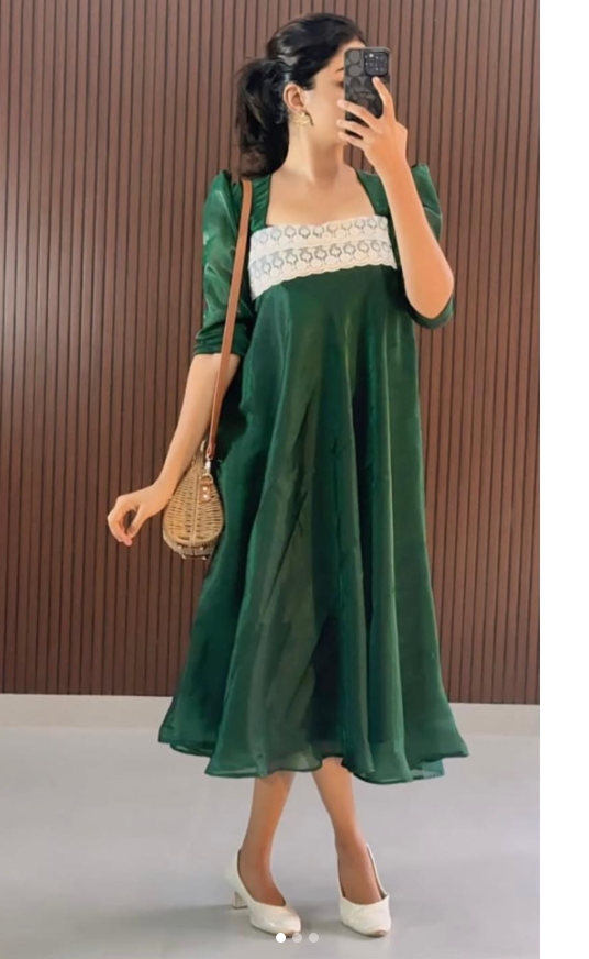 GREEN MOSS DRESS