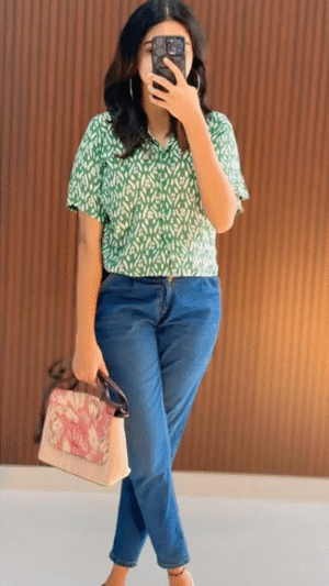 AIDEN CROP SHIRT